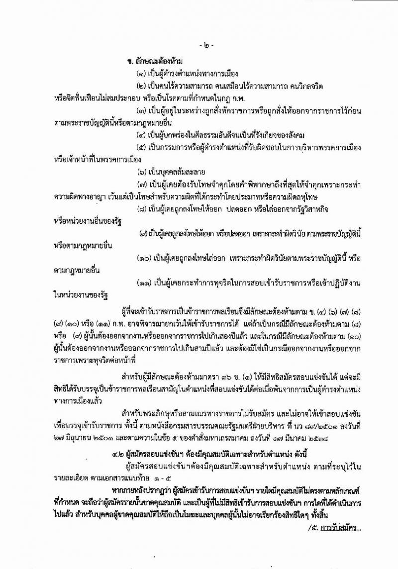 กรมราชทัณฑ์ รับสมัครสอบแข่งขันเพื่อบรรจุและแต่งตั้งบุคคลเข้ารับราชการจำนวน 5 ตำแหน่ง 165 อัตรา (วุฒิ ปวส. ปวท. ป.ตรี) รับสมัครสอบทางอินเทอร์เน็ต ตั้งแต่วันที่ 24 ธ.ค. 61 – 18 ม.ค. 62