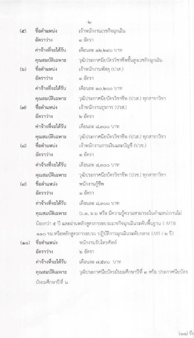 โรงพยาบาลรัตนราชธานี รับสมัครบุคคลเพื่อเลือกสรรเป็นลูกจ้างชั่วคราว จำนวน 11 ตำแหน่ง 16 อัตรา (วุฒิ ม.ต้น ม.ปลาย ปวส. ป.ตรี) รับสมัครสอบตั้งแต่วันที่ 17-28 ก.พ. 2563