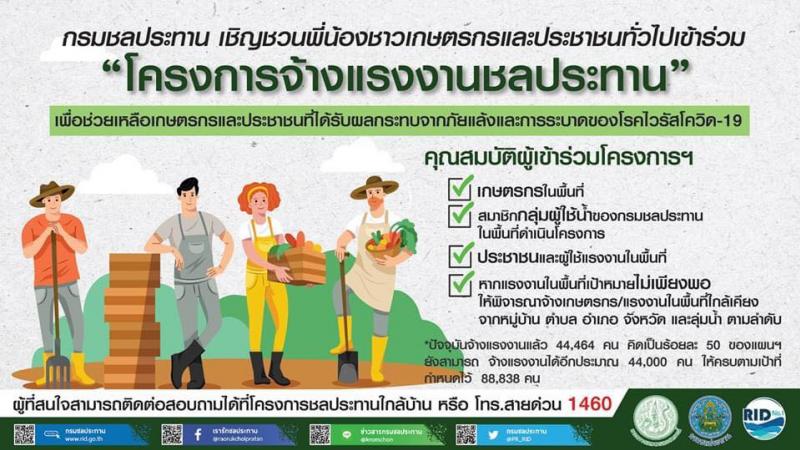 กรมชลประทาน รับสมัครบุคคลเข้าทำงาน