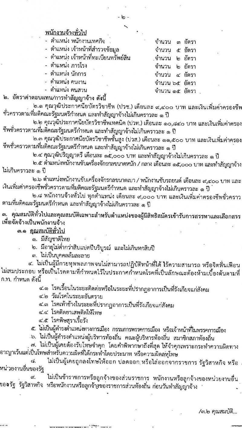 เทศบาลนครแหลมฉบัง รับสมัครบุคคลเพื่อสรรหาและเลือกสรรจัดจ้างเป็นพนักงานจ้าง จำนวน 27 ตำแหน่ง 138 อัตรา (บางตำแหน่งไม่ต้องใช้วุฒิ, ปวช. ปวท. ปวส. ป.ตรี) รับสมัครตั้งแต่วันที่ 26 ส.ค. – 3 ก.ย. 2564