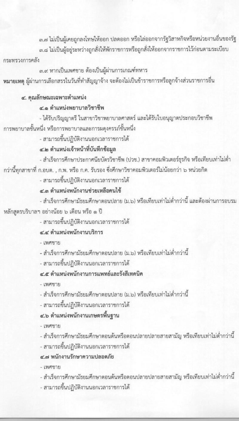 โรงพยาบาลสมเด็จพระยุพราชบ้านดุง รับสมัครบุคคลเพื่อสอบคัดเลือกเข้าปฏิบัติงานเป็นลูกจ้างชั่วคราว จำนวน 9 ตำแหน่ง 14 อัตรา (วุฒิ ม.ต้น ม.ปลาย ปวช. ผู้ช่วยฯ) รับสมัครตั้งแต่วันที่ 8-17 ก.ย. 2564