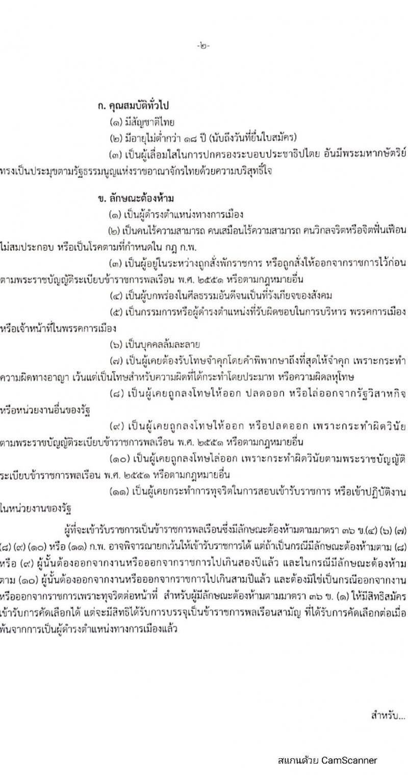 สาธารณสุขจังหวัดสมุทรสาคร รับสมัครคัดเลือกเพื่อบรรจุและแต่งตั้งบุคคลเข้ารับราชการ จำนวน 2 ตำแหน่ง 11 ครั้งแรก อัตรา (วุฒิ ป.ตรี เฉพาะทาง) รับสมัครสอบตั้งแต่วันที่ 29 พ.ย. – 3 ธ.ค. 2564